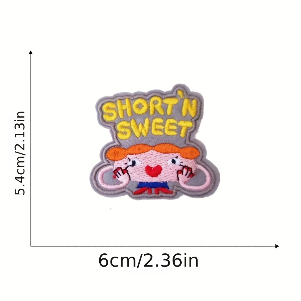 10pcs Colorful Little Monster Embroidery Patches