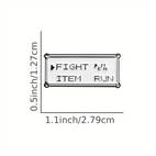1 2pcs funny fight item run enamel pin brooches anime games brooch badges game lover friends gifts jewelry