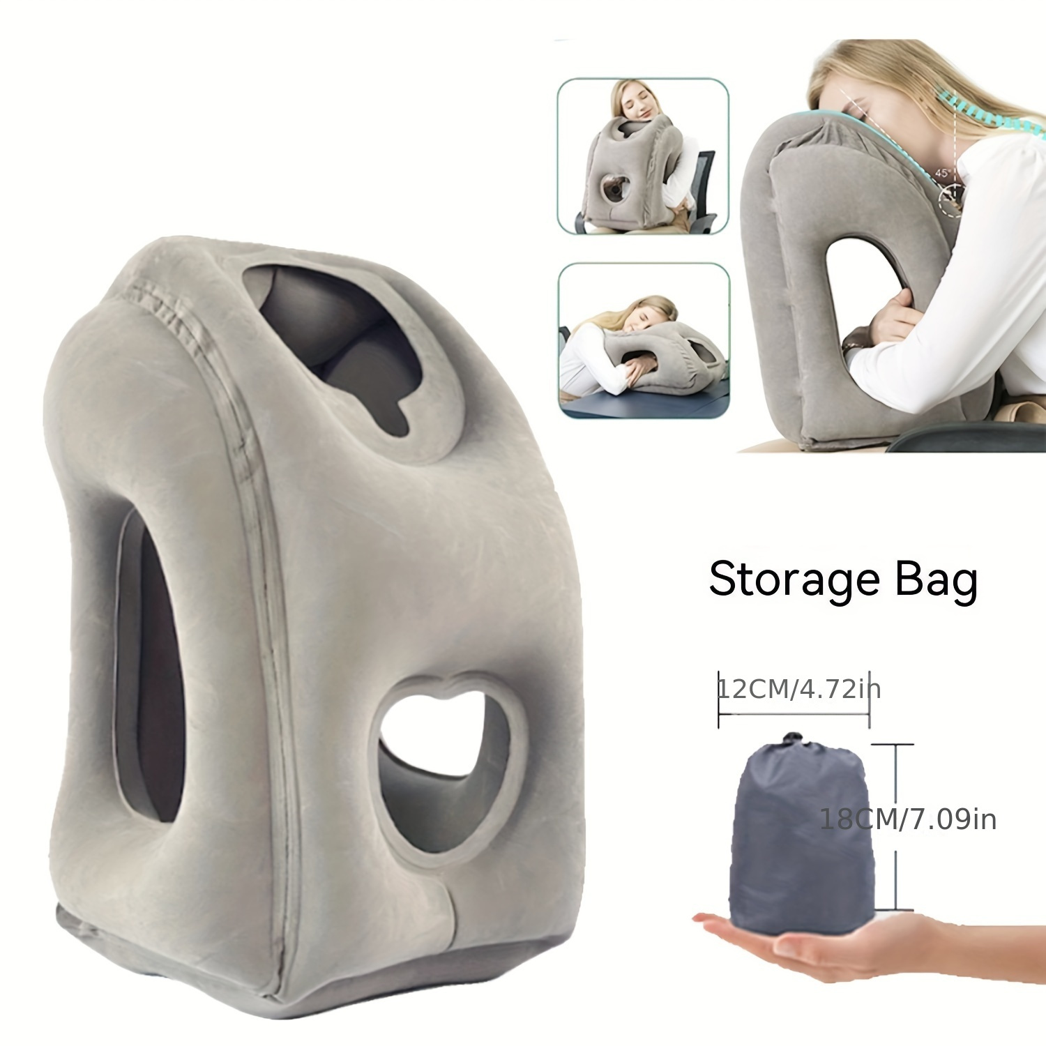 ergonomic inflatable         and     patented   for     and deflation suitable for long       and       or           suitable   14 and up details 7