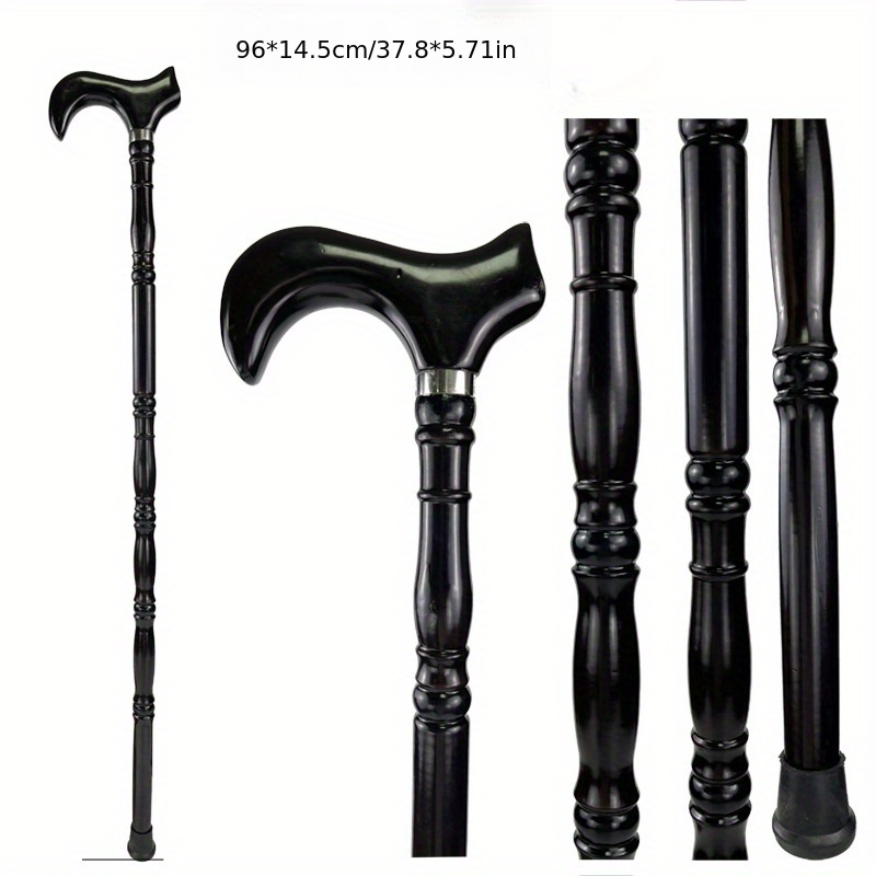 Wooden Cane Walking Stick Wooden Cane Round Head Solid Wood Old People  CrutchesWalking Sticks Walking Sticks Walker Gifts Wood Canes Hiking  Trekking