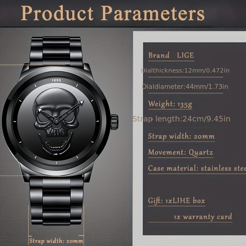 Lige 1853 best sale watch manual