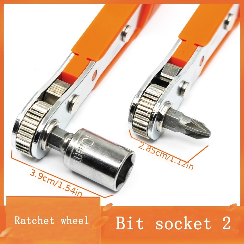 1/4 Mini Ratchet Diagonal Screwdriver Bit Set S2 Steel Right - Temu Canada