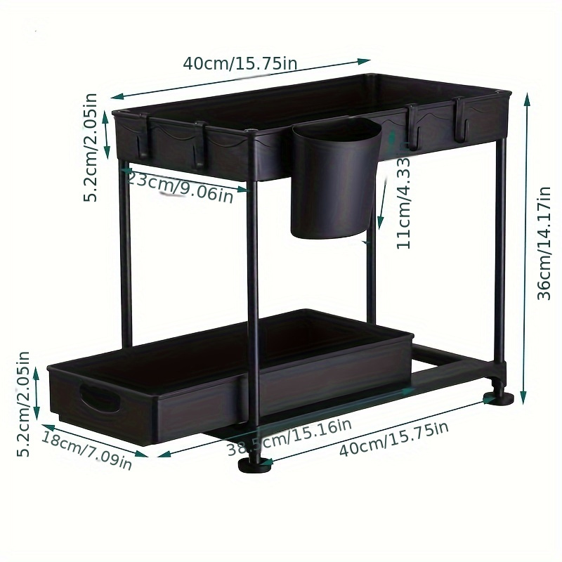 1pc Doppio Strato Organizzatore Conservazione Trucco - Temu Italy