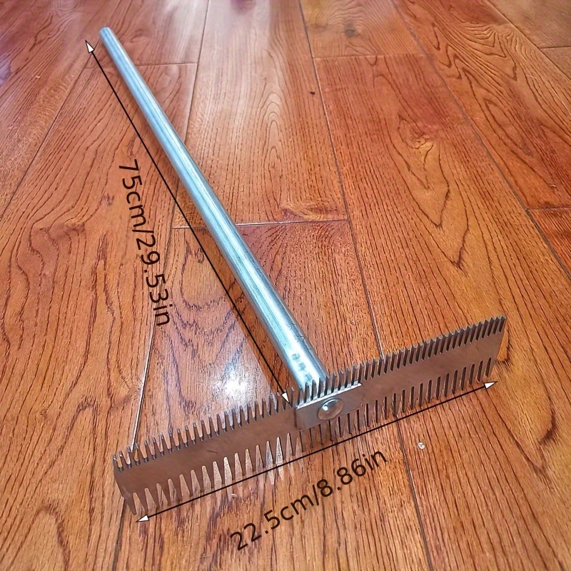 item picture equipment for   a brush for     cows and sheep and a rake for relieving itching
