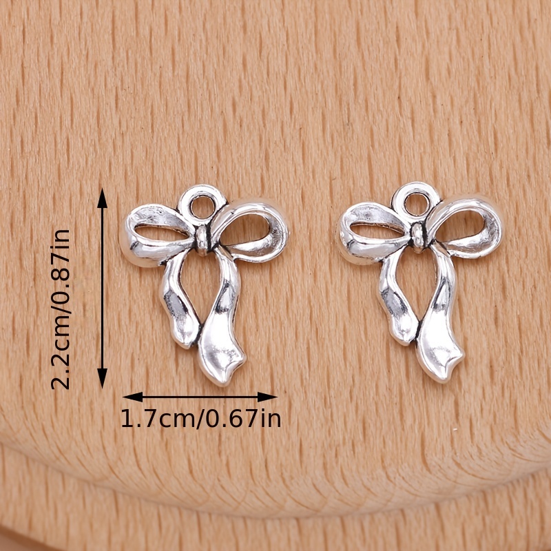 Bow Tie Connector Charms For Jewelry Making DIY Pendants For Gift Bulk