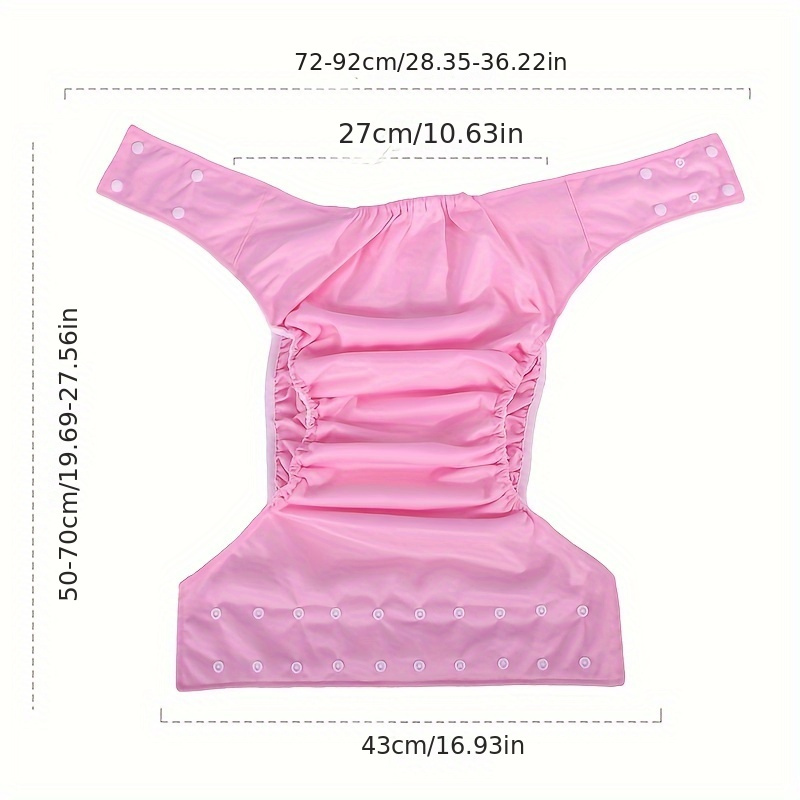 Adult Elderly Incontinence Underwear Washable Diapers for Incontinence abdl