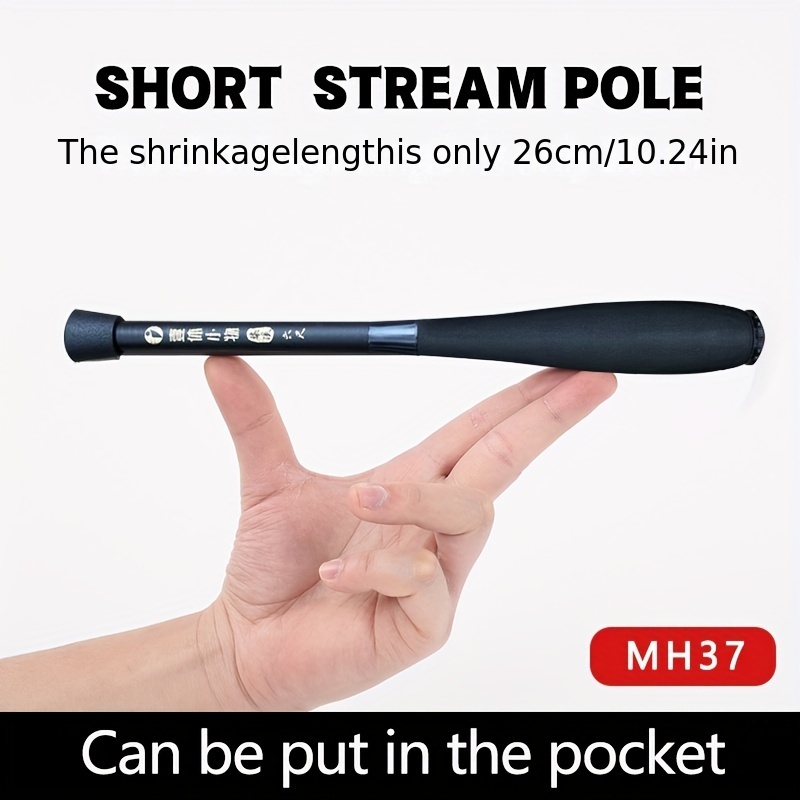 Adjustable Small Fishing Rod Shrinkage Length Carbon Stream - Temu