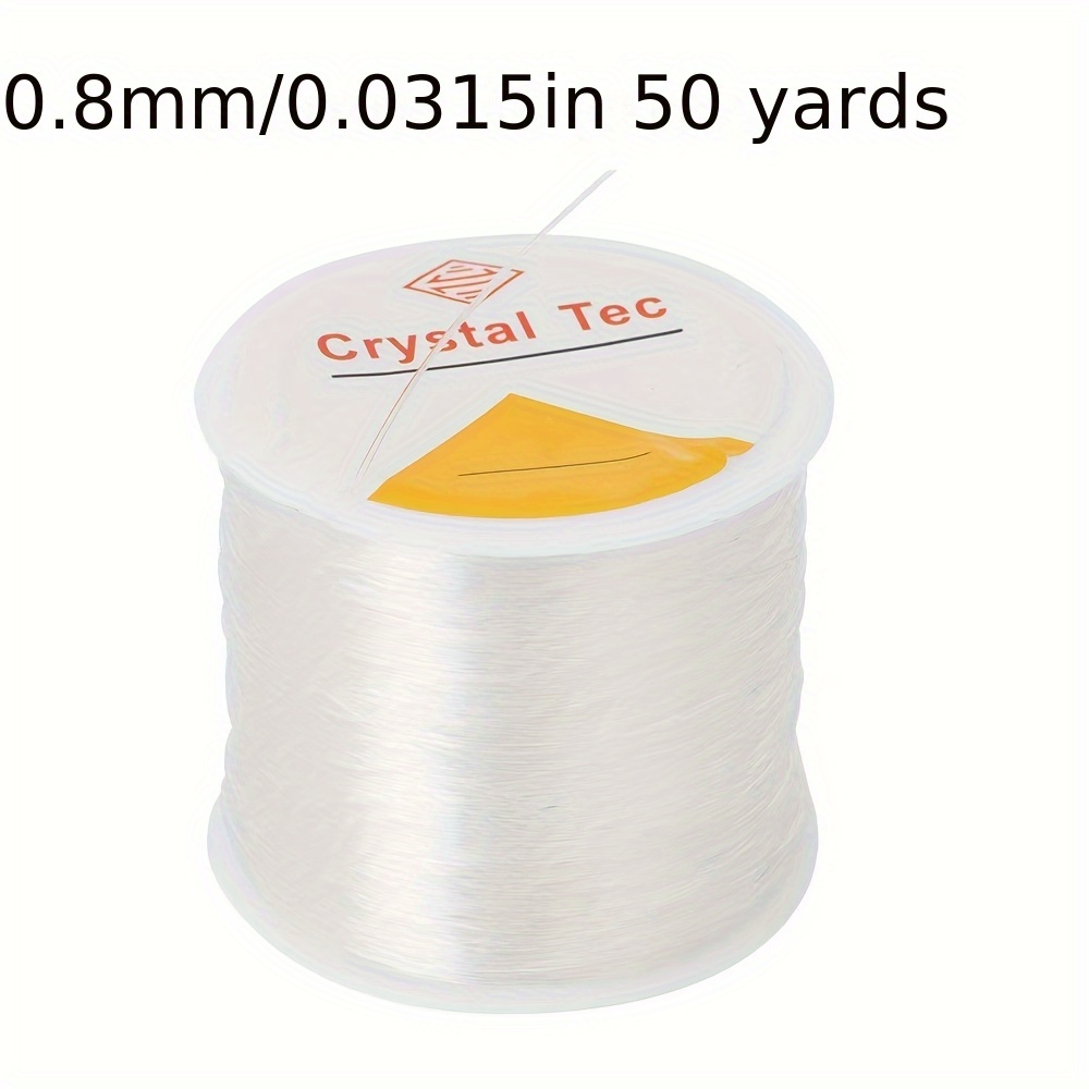 0.4-1.5MM Transparent Round Elastic Cord for Bracelet Necklace