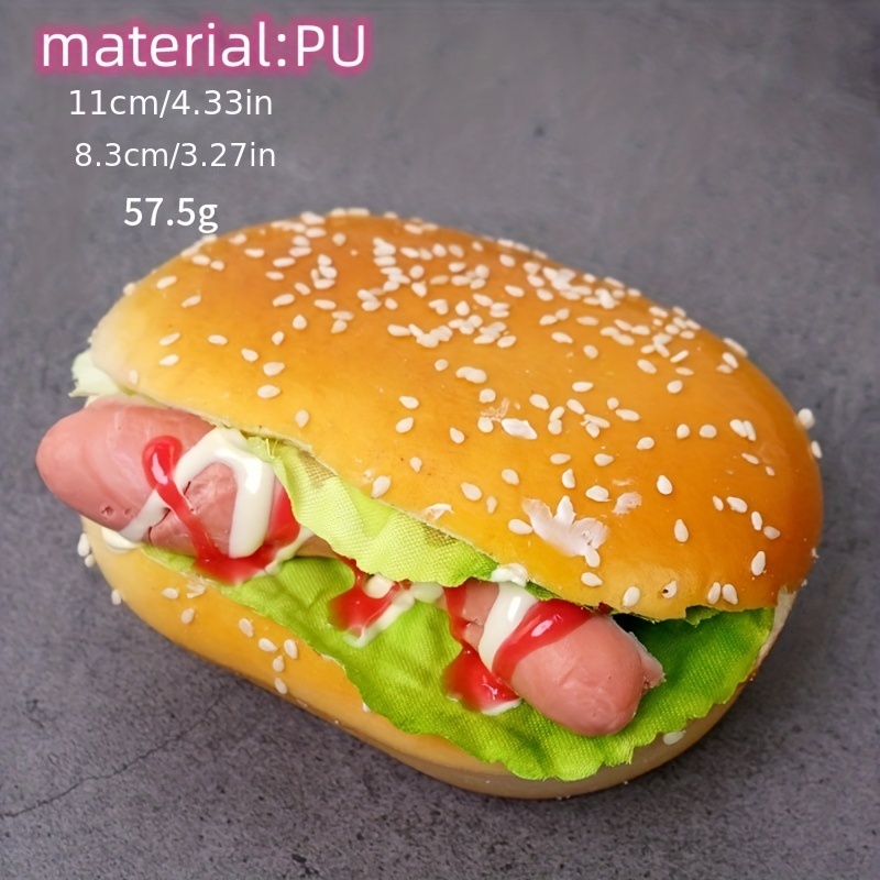Comida realista  Brinquedo Hambúrguer Realista para Crianças