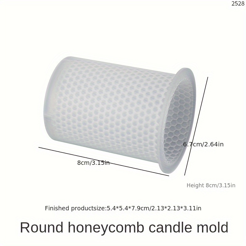 Beehive Flower Candle Molds Silicone 3D honeycomb Soap Candle