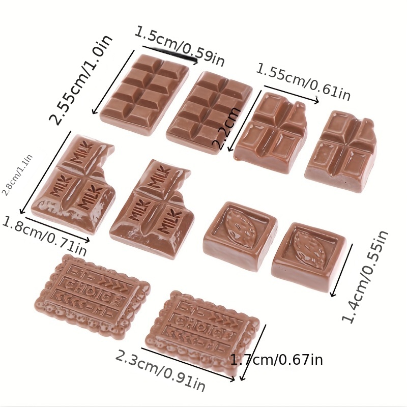 10pcs Home Craft Decor Cake Kids Kitchen Toys Cute Mini Candy