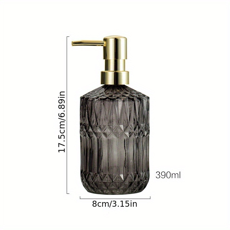 Soap Dispenser Countertop Lotion Bottle with Pump Bathroom