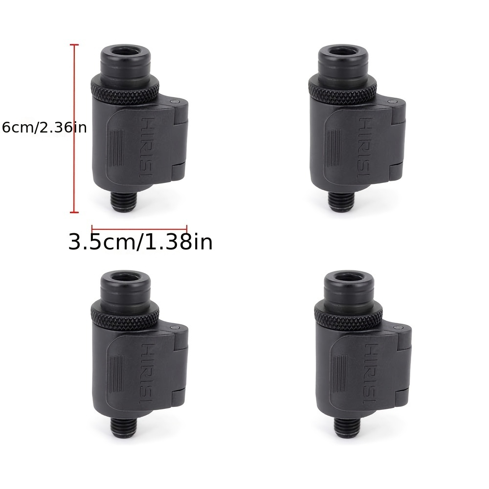 Image of Hirisi Carp Fishing Quick Change Connector Aluminium For Carp Fishing Alarms Rod Pod Bank Sticks