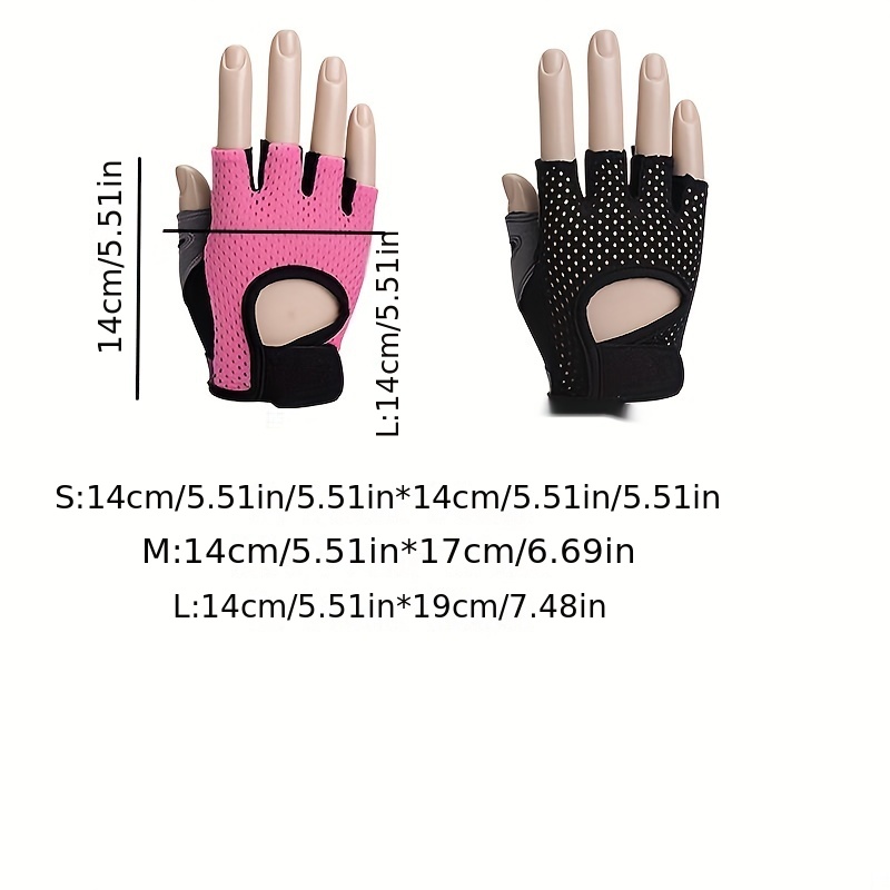 Non slip Fitness Yoga Gloves Fingerless Knitted Gloves - Temu Canada