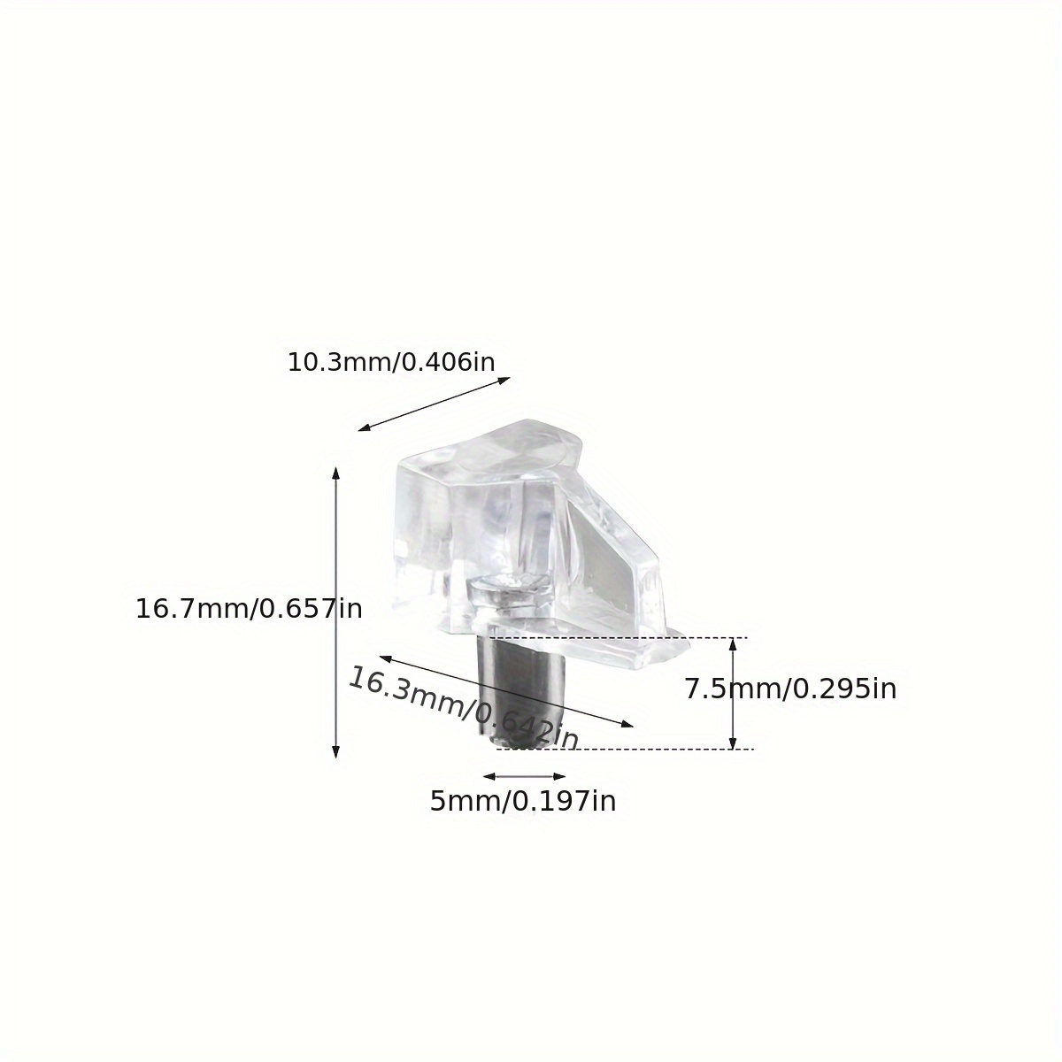 Locking Shelf Support Pegs Shelf Pins Clear Shelf Clips - Temu