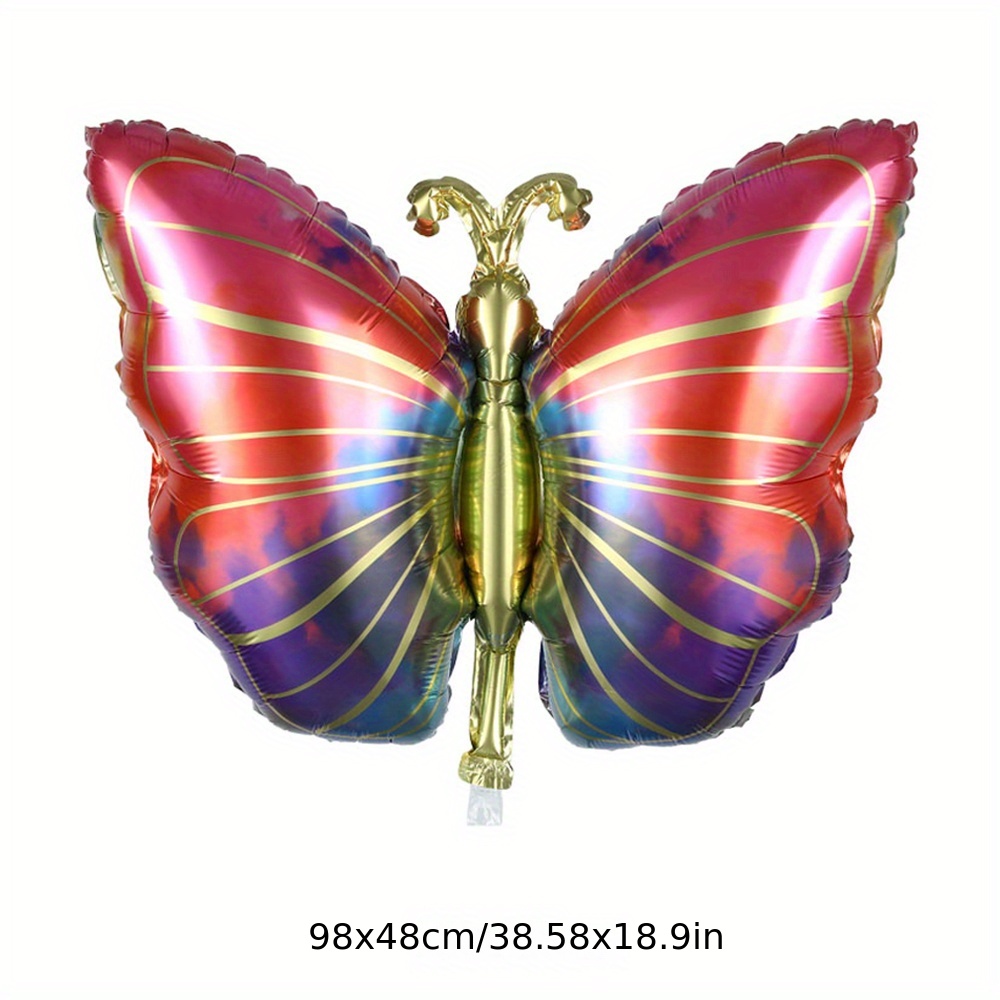 Large Butterfly Aluminum Foil Balloons Colorful - Temu