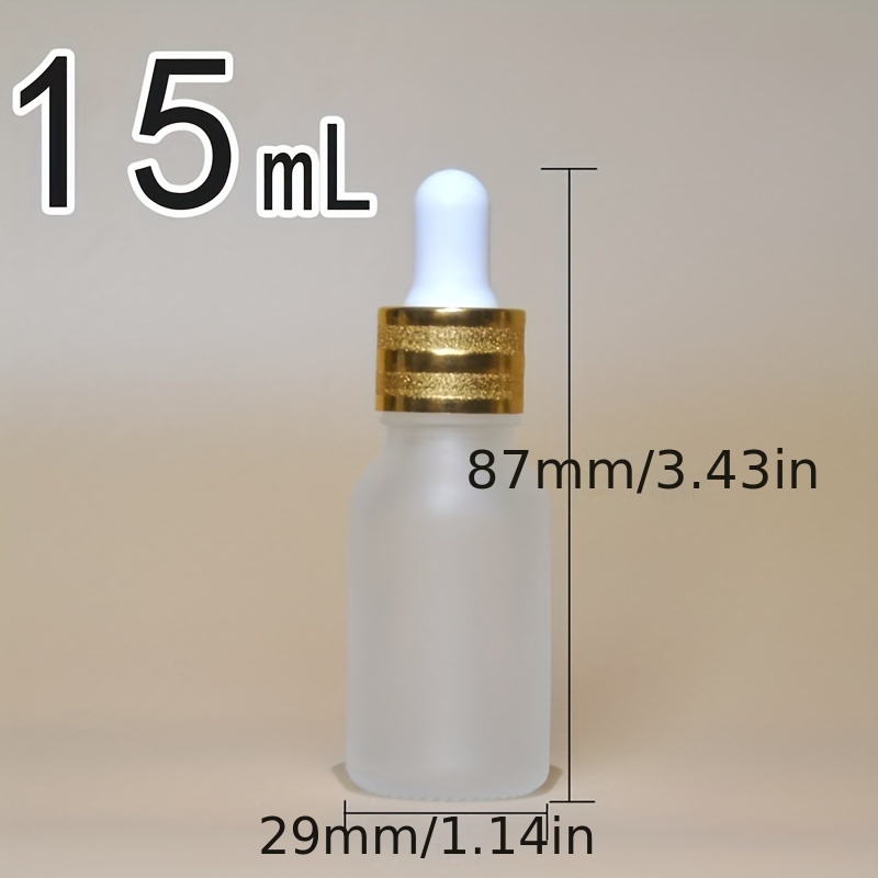 marque generique - 6pcs bouteilles de distributeur compte-gouttes en verre  pour les huiles essentielles parfum 20ml - Appareil balnéo - Rue du Commerce