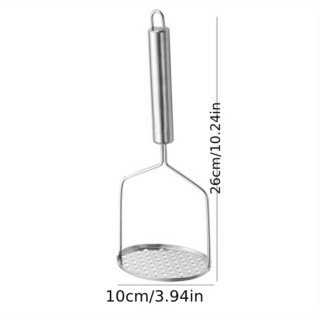 Stainless Steel Potato Masher, Linear Potato Press, Household