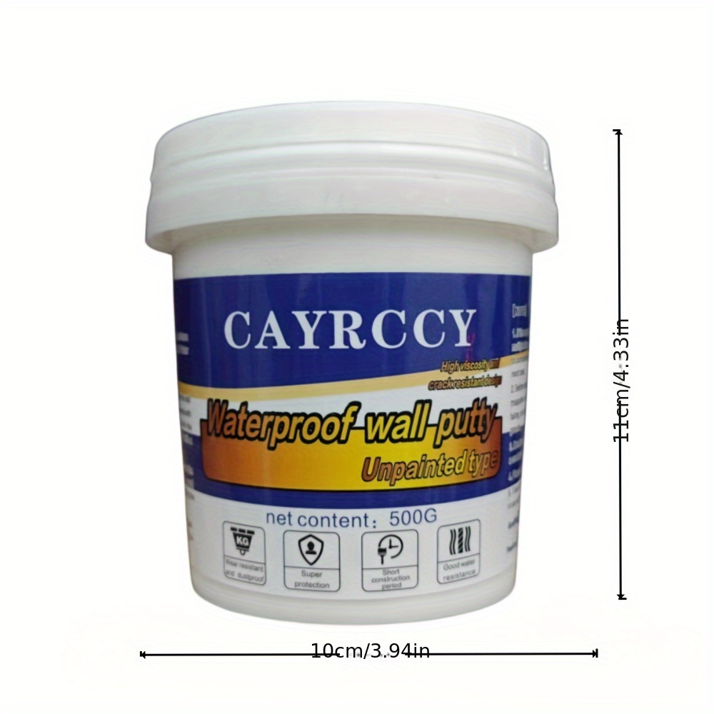 500g Wall Repair Putty For Home Use, Interior Wall Crack Filler With