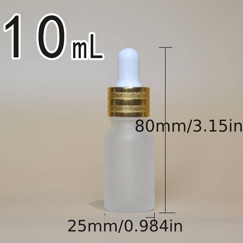 Botella Cuentagotas De Vidrio De Aceite Esencial Vacía De 5 100ml