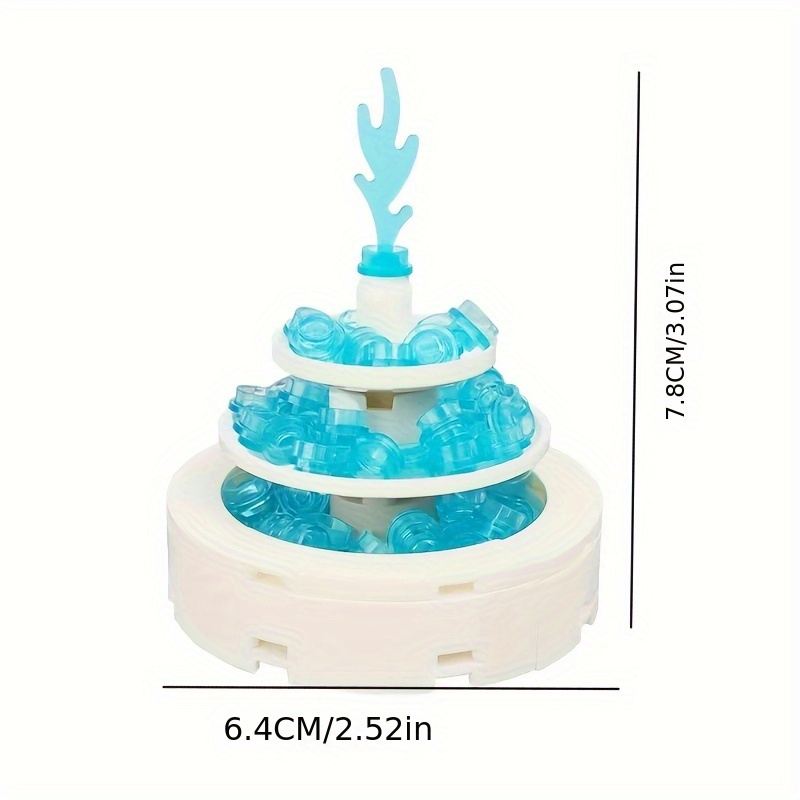 Particle Building Blocks Fountain Treehouse Courtyard Set