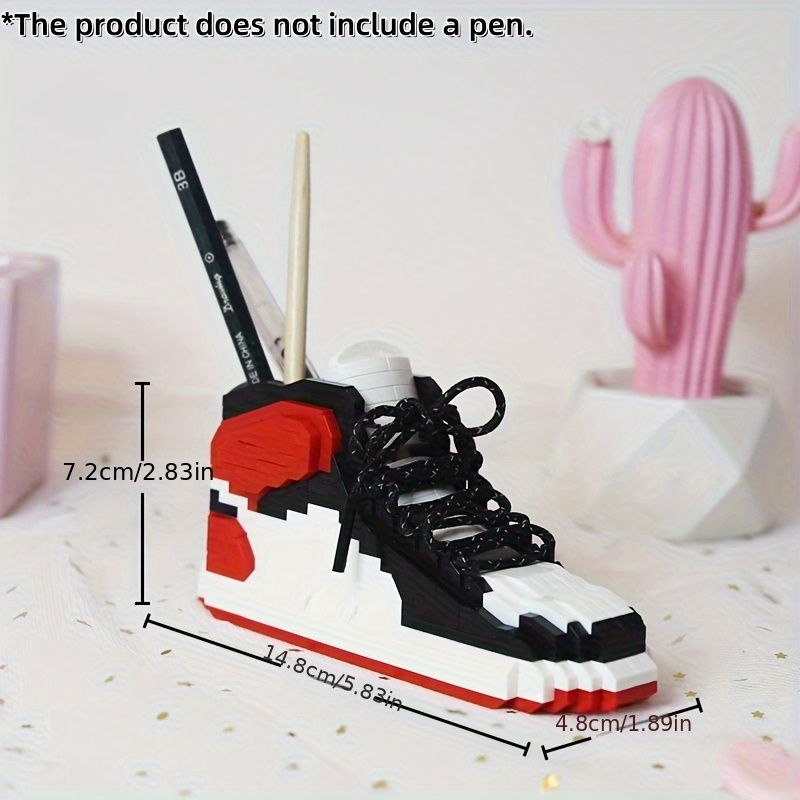 Image of Micro Particle Building Blocks, Cartoon Basketball Sneakers Shoes Series. Educational Toy To Assemble. Festival Gift!