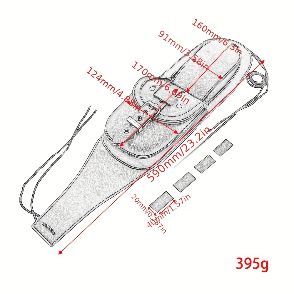 Motorcycle Fuel Tank Cover Panel Bib Bra Pouch Leather Gas Tank Bag for  Harley Sportster Iron 883 XL883N Forty Eight XL1200X Custom XR1200