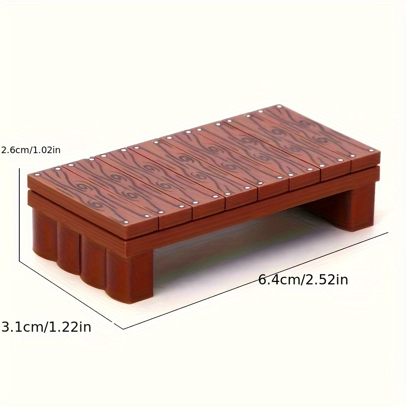 Wooden Bar Set with Stackable Building Toy