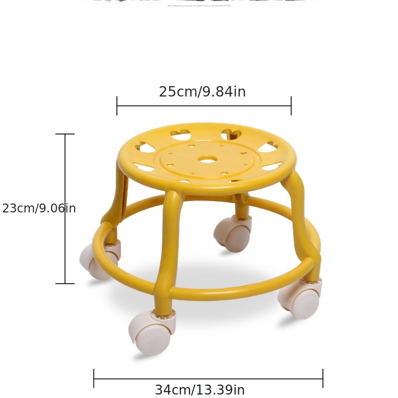 1 Taburete Rodante Redondo Pequeño Taburete Pequeño Con - Temu