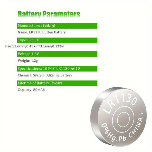 lr1130 ag10 battery 1 5v long lasting button battery non rechargeable long lasting special valentines day gift perfect gifts for your boyfriend gifts for your men