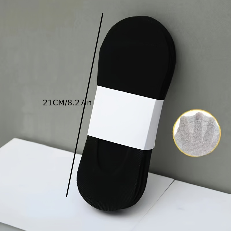 1/5/10pairs Men's Casual Business Socks, Thin Breathable Comfortable Low Cut Boat Invisible Socks