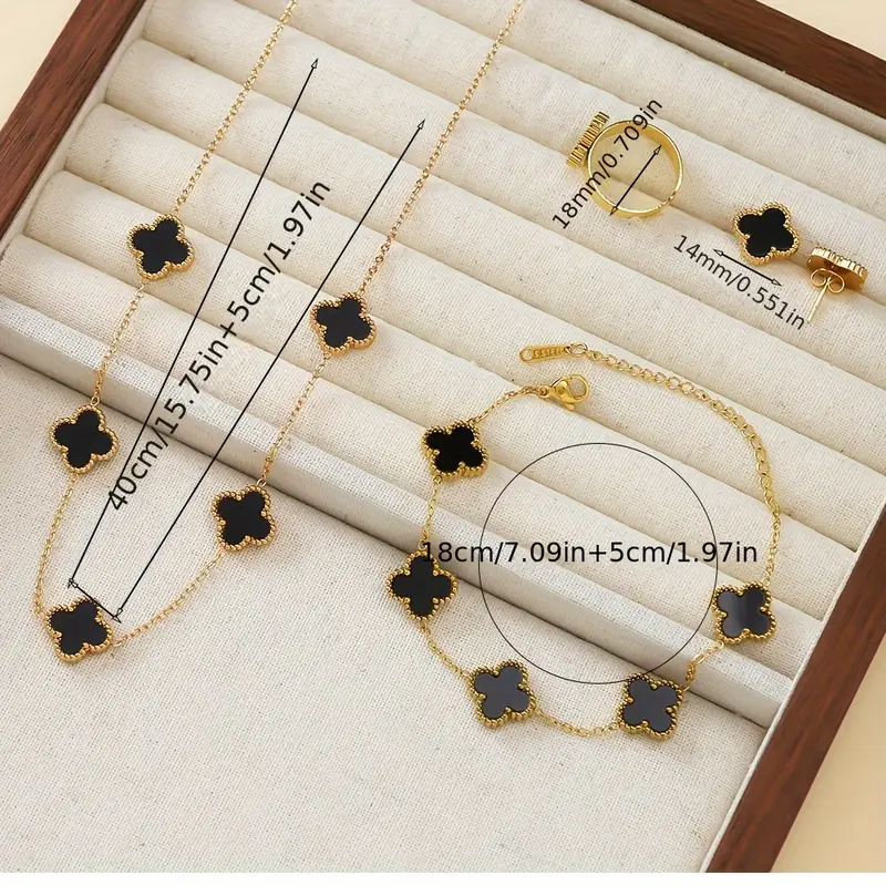 a 4pcs womens jewelry set for and parties daily wear and special occasions Product details 0