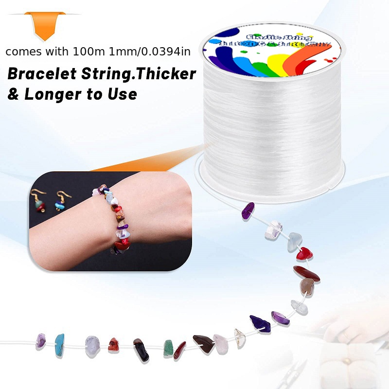 Strong Stretchy Elastic Beading Thread Cord For Diy Bracelet - Temu