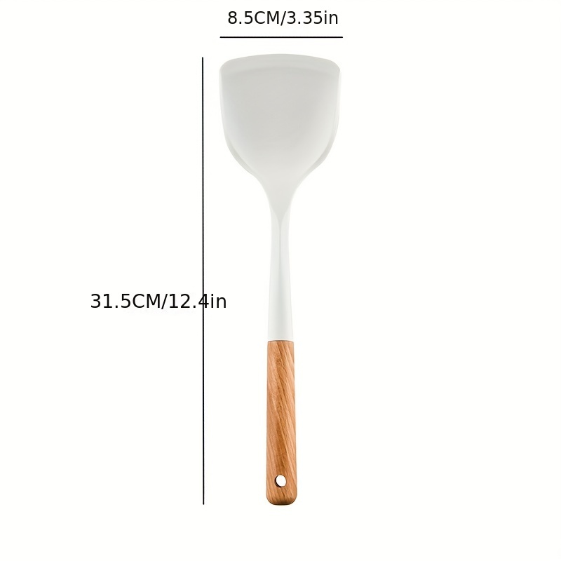 1 Unidad Utensilio Cocina Madera Espátula Opcional Cucharón - Temu Spain