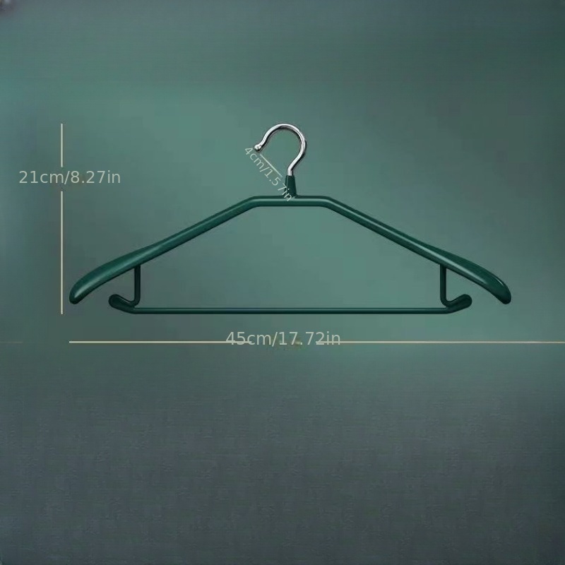 5pcs Suit Hanger Wide Shoulder Seamless Plastic Clothes Rack Non