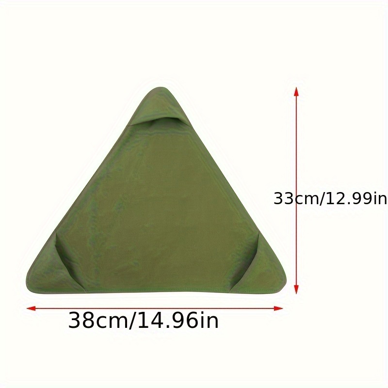 Outdoor Camping Triangle Canvas Stool Cushion Foldable - Temu Canada