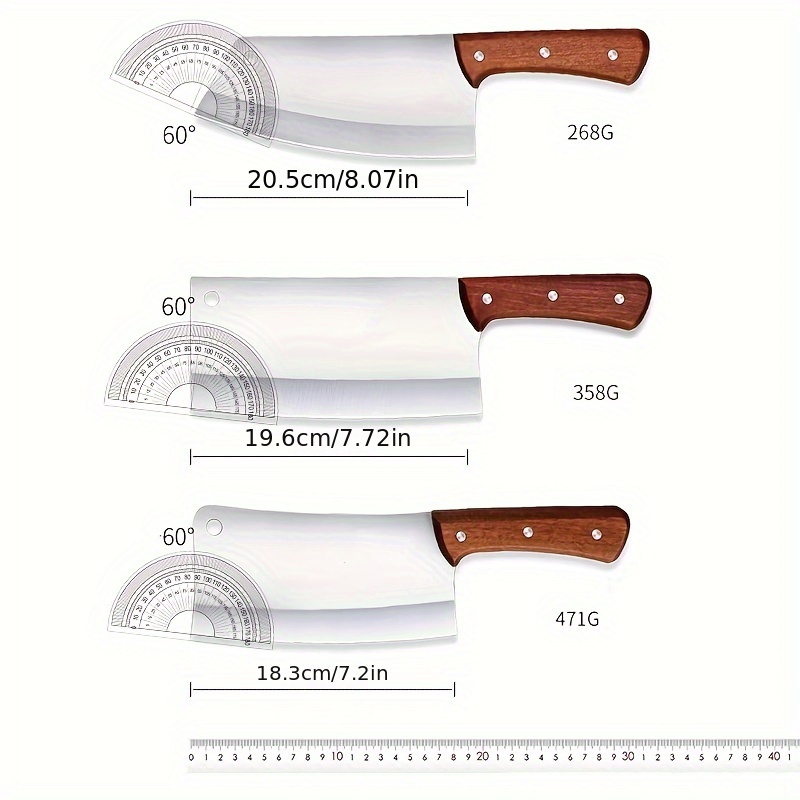 4pcs/set Cuchillo Chef Especialmente Afilado Cuchillo de - Temu