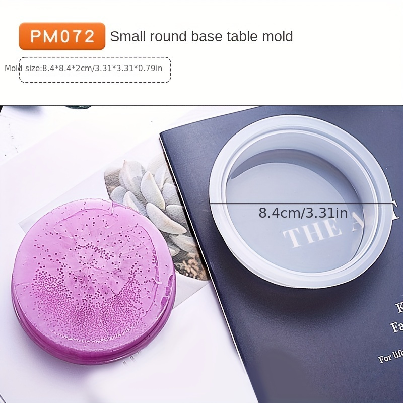 Square Coaster Mould, Silicone Mold for Resin, 8.4 Cm X 8.4 Cm