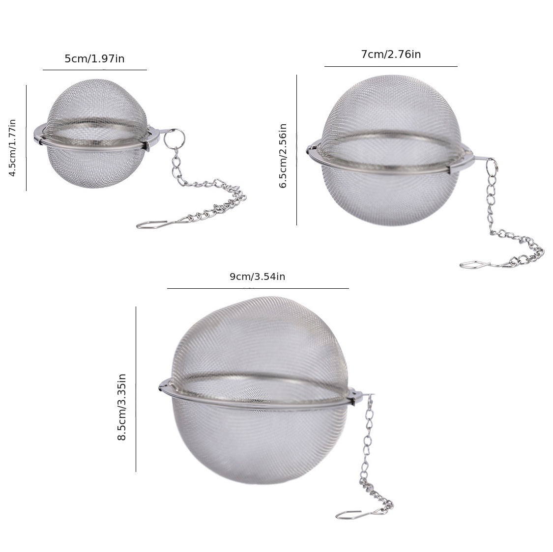 1 pack premium 304 stainless steel tea ball perfect for brewing delicious tea at home details 0