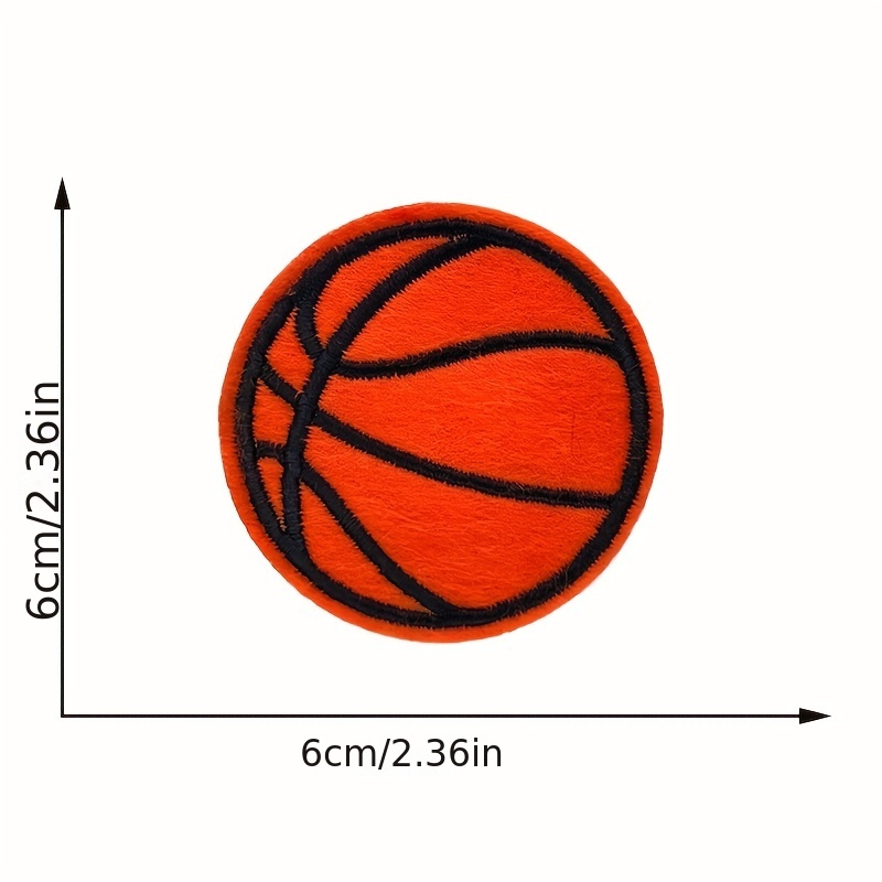 Basketball Ball NBA sport patch Iron on Logo Vest Jacket cap Hoodie  Backpack Patch Iron On/sew on pa : : Home & Kitchen
