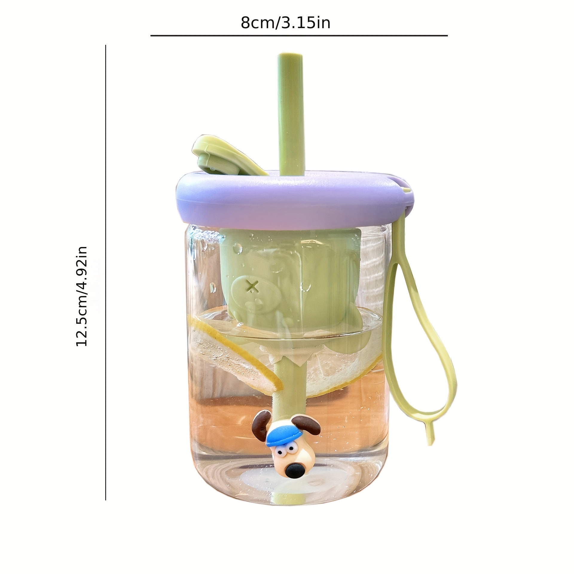 Cute Tumbler With Straw And Infuser - Portable Water Bottle For Summer And  Winter Drinks - Perfect Travel Accessory - Temu