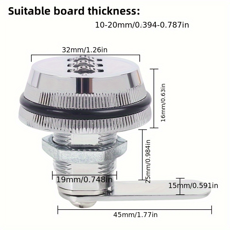 TEMU Mechanical Password Locks, Anti-theft Locks, Drawer Locks, Wardrobe Locks, File Cabinet Locks, Digital Password Wheel Locks, Cabinet Door Locks,