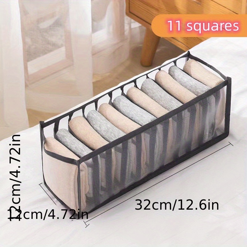 Underwear Compartment Organizer Socks Underwear Storage Box - Temu Republic  of Korea