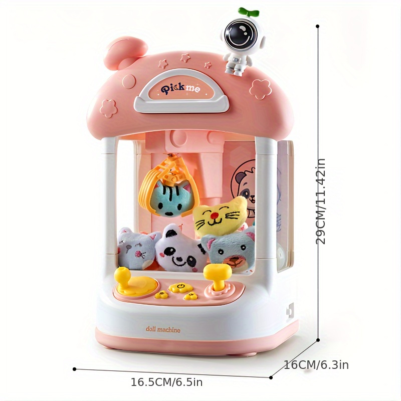 Bring Home The Fun: Mini Claw Machine Clip Doll Perfect Gift - Temu