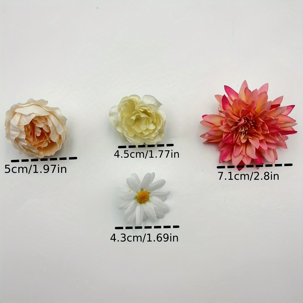 Zequech 35 fiori artificiali artigianali, serie viola, mini fiori decorativi, per torte, bouquet da sposa, decorazione da parete, festa di nozze