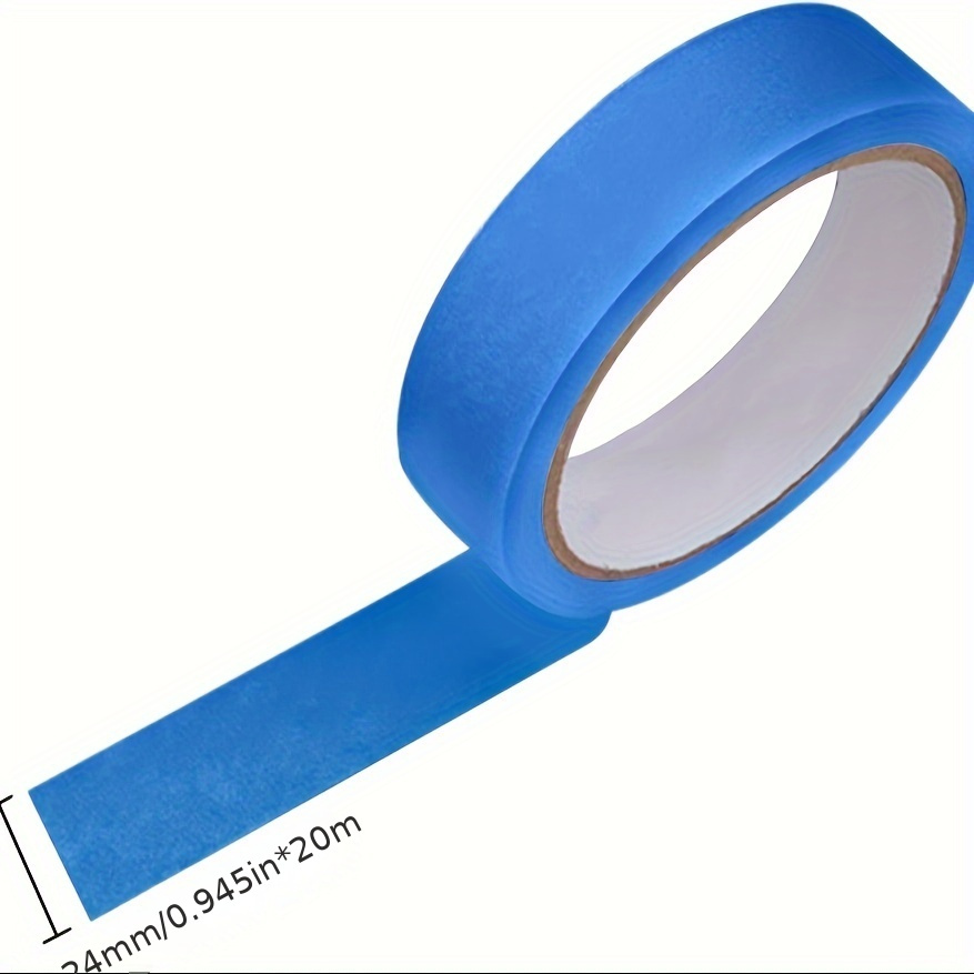 Blue Masking Tape Decorative Tape Painting Tape Scrapbooking - Temu