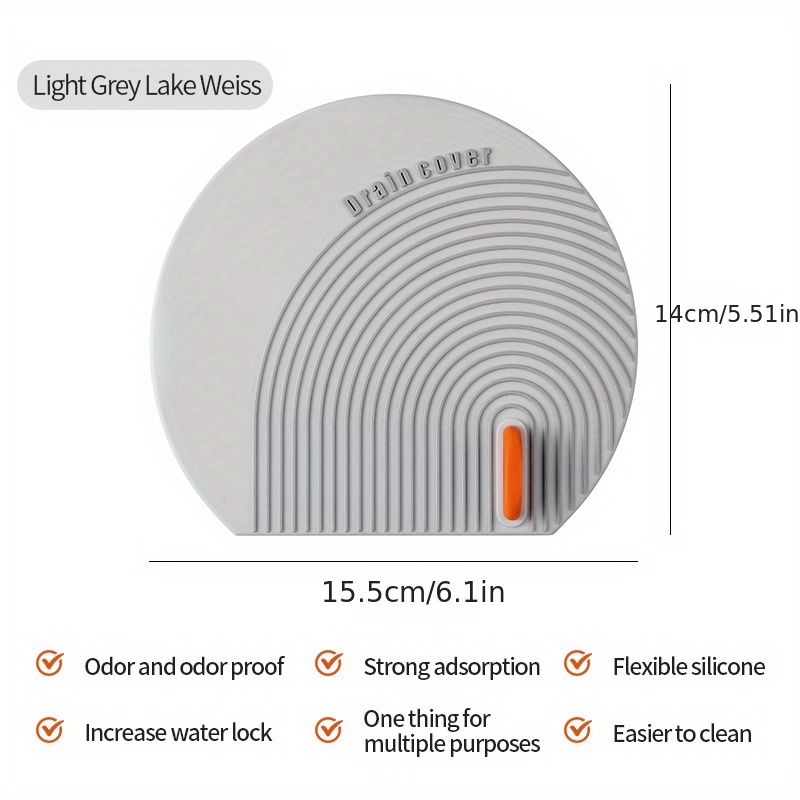 1 Tapis De Sol En Gel De Silice Doux Anti odeurs Pour Évier - Temu