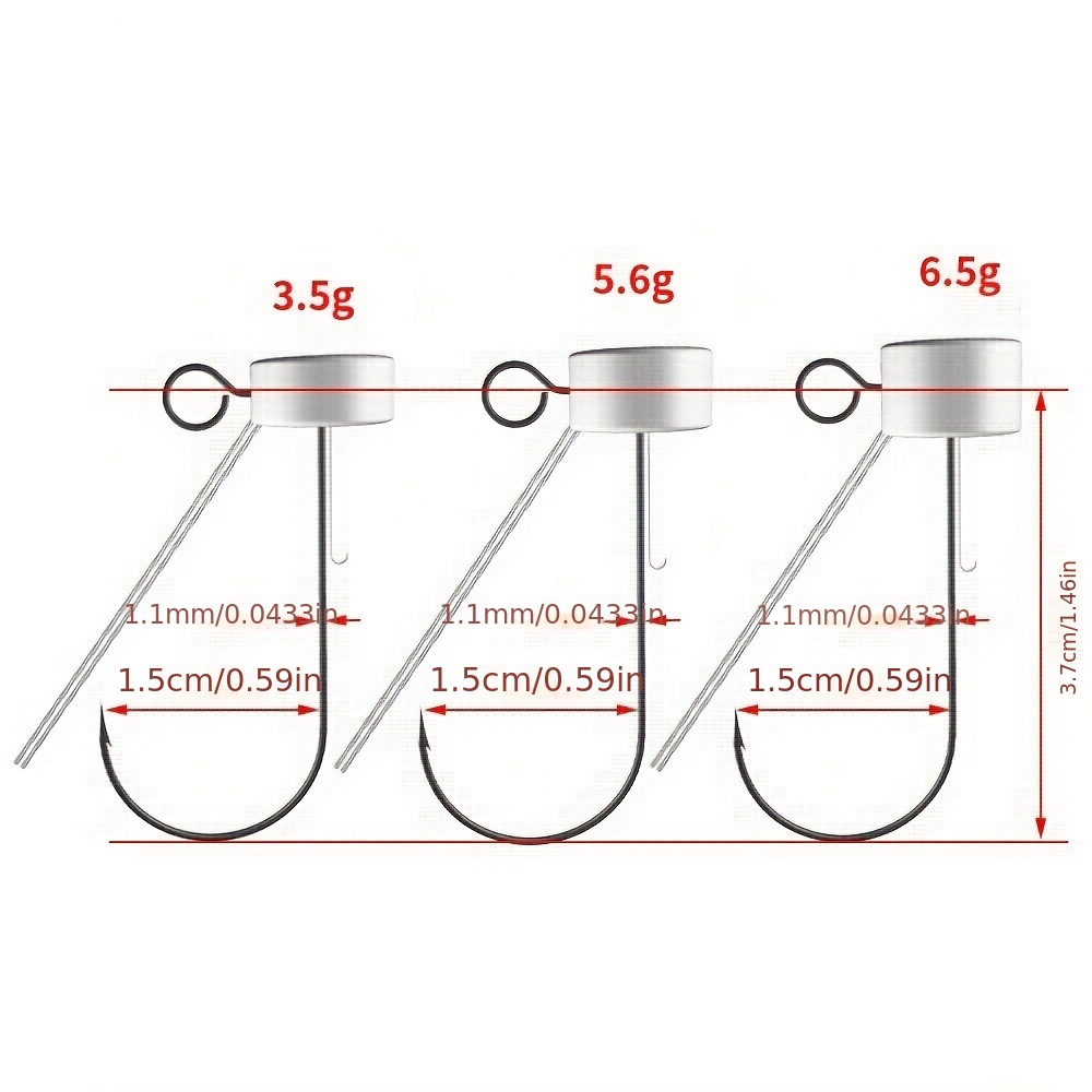 Anti-snag Fishing Hooks, Jig Head Hooks, Soft Worm Hooks, Fishing