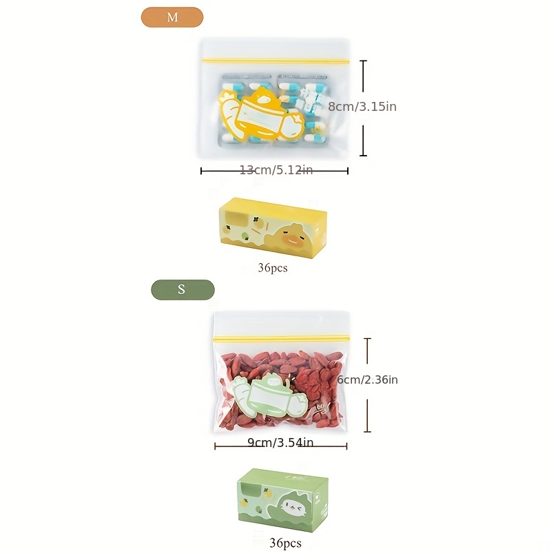 Disposable Fresh-keeping Bag For Food Supplement, Food Sealed Transparent Household  Preservation Bag For Home & Kitchen - Temu