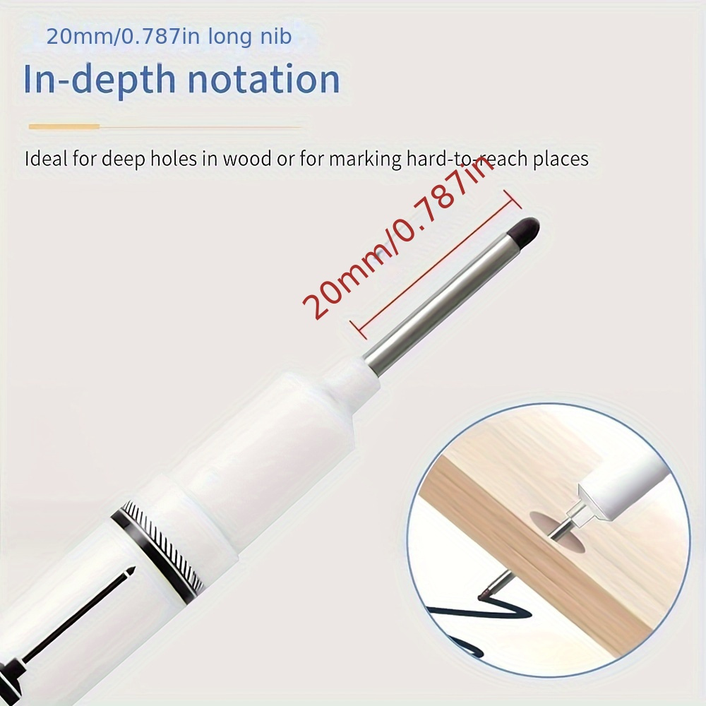 Deep Reach Markers Long Nose Marker Waterproof Deep Hole - Temu